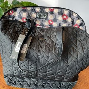 Pistil Hood River Brand quilted handbag with butter-soft leather accents